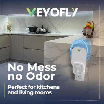 VEYOFLY Indoor Fly Catcher - Stylish Bug Trap & Night Light