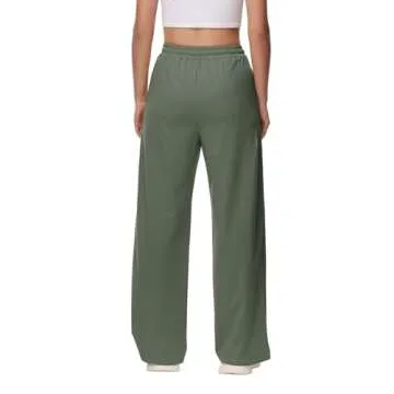 Trendy GUOLEZEEV Women's Wide Leg Sweatpants - Comfortable & Stylish