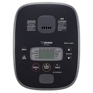 Zojirushi NW-QAC10 Induction Rice Cooker for Perfect Rice