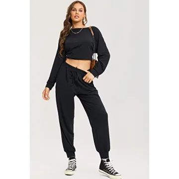 DOBREVA Cozy Women's Pajama Set Soft Loungewear Pajamas