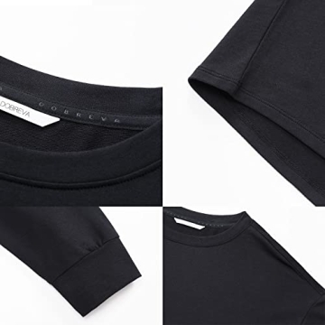 DOBREVA Cozy Women's Pajama Set Soft Loungewear Pajamas