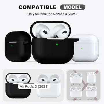 R-fun AirPods 3 Case Cover with Carabiner - Stylish Protection