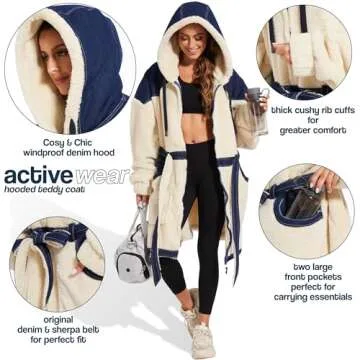 KOOETTS Cozy Wearable Blanket Hoodie for All Ages