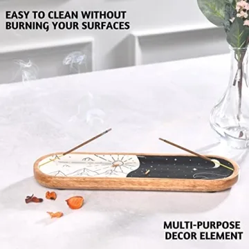 Folkulture Incense Holder Ash Catcher for Modern Aromatherapy