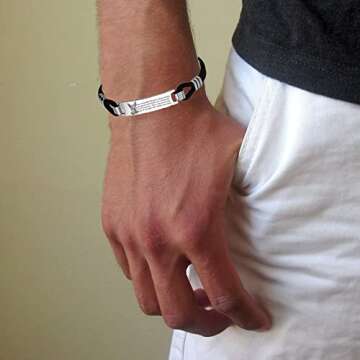 St. Michael Prayer Protection Silicone Bracelet for All