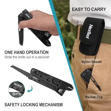 NexTool 9-in-1 Adjustable Wrench Multitool for All Tasks