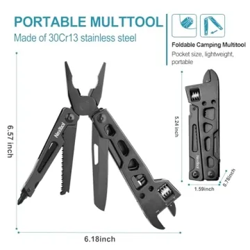 NexTool 9-in-1 Adjustable Wrench Multitool for All Tasks