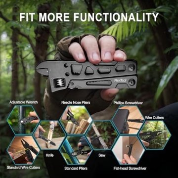 NexTool 9-in-1 Adjustable Wrench Multitool for All Tasks