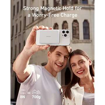 Anker 521 Magnetic Battery - Wireless Charger for iPhone 12/13