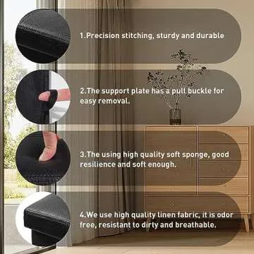 Storage Ottoman Cube Storage Ottoman as Foot Stool, Foot Rest & Stepping Stool - Folding Storage Ottoman with Padded Seat -Premium Leather Vintage Black Ottoman - Ottoman with Storage17IN Leather