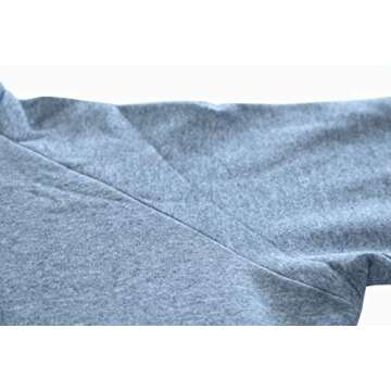 NUTEXROL Women's Thickening Long Fleece Sweatshirt String Hoodie Dress Pullover Plus Size Dark Grey