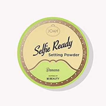JOAH Selfie Ready Setting Powder, Banana - Flawless Mattifying Finish