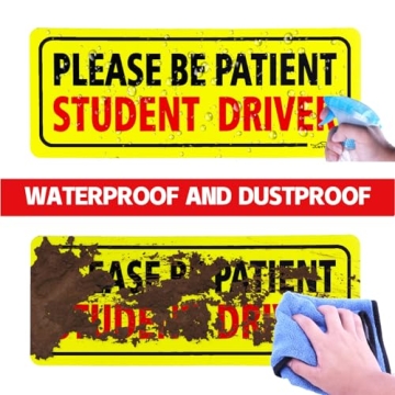 JUSTTOP Student Driver Magnet Set for Safe Driving