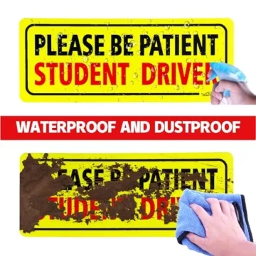 JUSTTOP Student Driver Magnet Set for Safe Driving