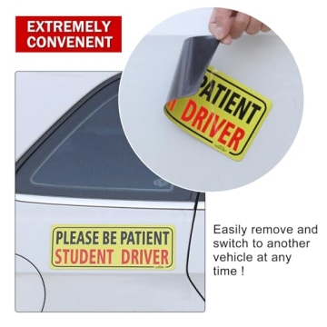 JUSTTOP Student Driver Magnet Set for Safe Driving