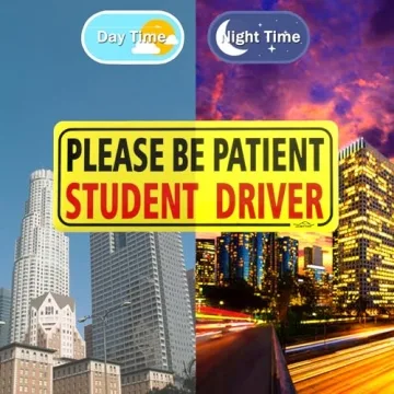 JUSTTOP Student Driver Magnet Set for Safe Driving