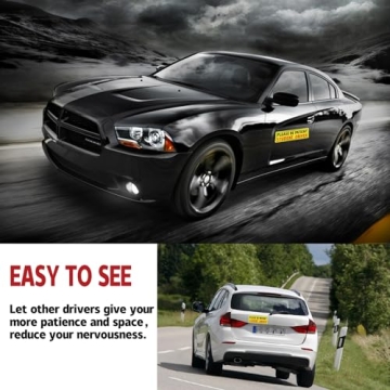 JUSTTOP Student Driver Magnet Set for Safe Driving