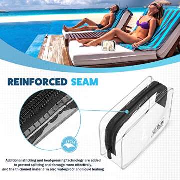 EASYFUN TSA Approved Toiletry Bag for Seamless Travel