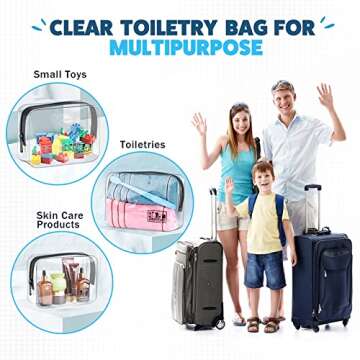 EASYFUN TSA Approved Toiletry Bag for Seamless Travel