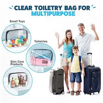 EASYFUN TSA Approved Toiletry Bag for Seamless Travel