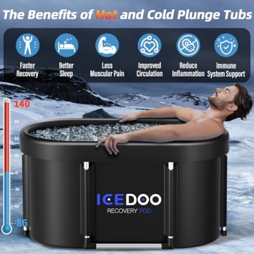 Upgrade XL Ice Bath Tub for Athletes - Portable Cold Plunge