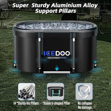 Upgrade XL Ice Bath Tub for Athletes - Portable Cold Plunge