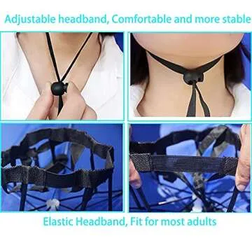 Bocampty 37" Umbrella Hat for Sun Protection Outdoor