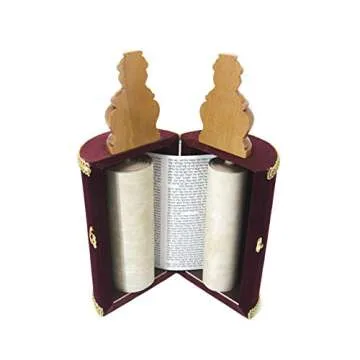 Large Hebrew Sefer Torah Scroll Book Jewish Israel Holy Bible 45 cm