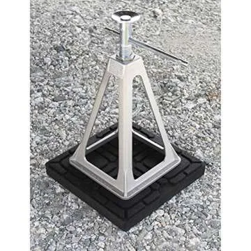 Camco RV Universal Flex Pads for Leveling Blocks,"2x2” | Prevents Jacks & Stabilizers