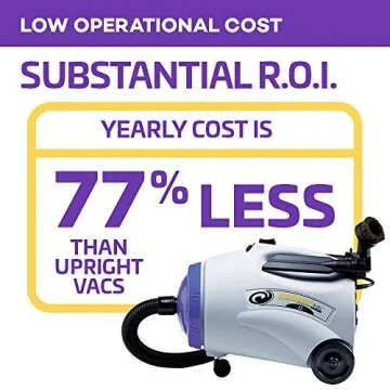 ProTeam Commercial Canister Vacuum Cleaner, RunningVac Canister Vacuum Cleaner with Xover Multi-Surface Telescoping Wand Tool Kit, 10 Quart, Corded