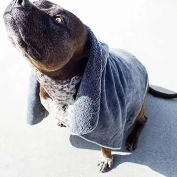 Wooflinen Microfiber Pet Towels 2-Pack Ultra-Absorbent