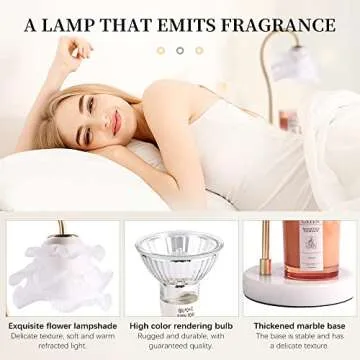 Cihely Candle Warmer Lamp, Scented Candle Warmer Light Compatible with Small&Large Size Jar Candles Adjustable Small Warm Light with 2pcs 50 Watt Light Bulbs