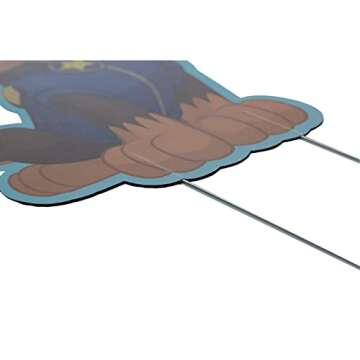 Paw Patrol Birthday Yard Signs with Metal Stakes, 18" Characters