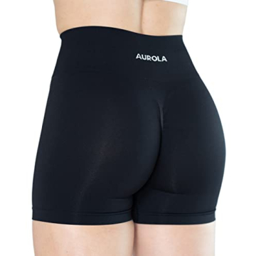 AUROLA Women's High Waist Dream Workout Shorts for Ultimate Comfort