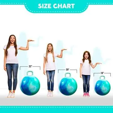 EVERICH TOY 20 Inch Bouncy Hopper Ball for Kids