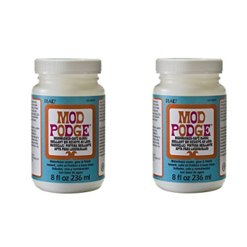 Mod Podge Dishwasher Safe Formula 8 oz (Set of 2) for Crafting Projects