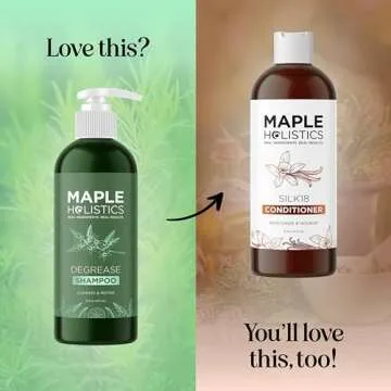 Clarifying Shampoo for Oily Hair and Scalp - Deep Cleansing Shampoo Build Up Remover with Rosemary Oil - Degrease Shampoo for Greasy Hair & Scalp - Vegan Color Safe Sulfate & Paraben Free (16 Fl Oz)