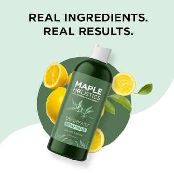 Clarifying Shampoo for Oily Hair and Scalp - Deep Cleansing Shampoo Build Up Remover with Rosemary Oil - Degrease Shampoo for Greasy Hair & Scalp - Vegan Color Safe Sulfate & Paraben Free (16 Fl Oz)