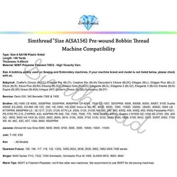 Simthread 25pcs Black Prewound Bobbin Thread Size A Class 15 (SA156) 60WT with Clear Storage Plastic Case Box 70D/2 for Brother Embroidery Thread Sewing Thread Machine DIY