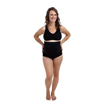 Belevation Comfortable Maternity Support Briefs in Black