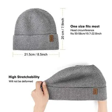 Wmcaps Fleece Lined Winter Beanie for Men and Women
