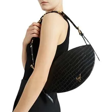 Giuseppe Zanotti, Mireille Shoulder Bag, One Size, Black