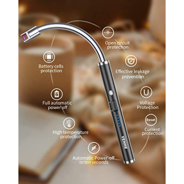 VEHHE Rechargeable Arc Lighter for Safe Lighting at Home