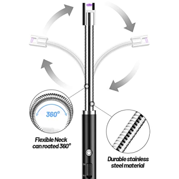 VEHHE Rechargeable Arc Lighter for Safe Lighting at Home