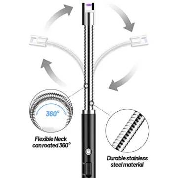 VEHHE Rechargeable Arc Lighter for Safe Lighting at Home