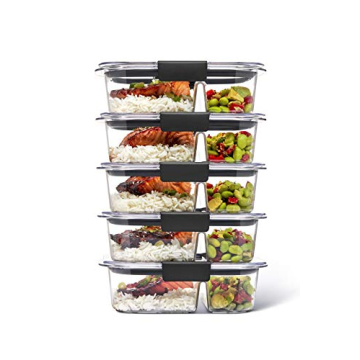 Rubbermaid Brilliance BPA Free Food Storage Containers with Lids