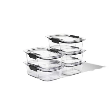 Rubbermaid Brilliance BPA Free Food Storage Containers with Lids