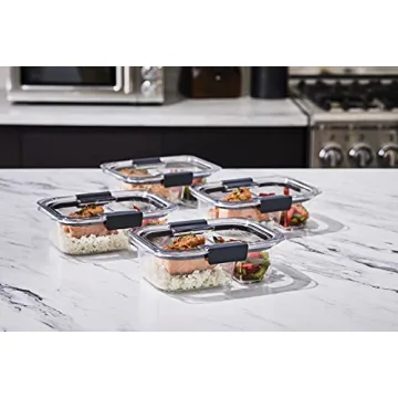 Rubbermaid Brilliance BPA Free Food Storage Containers with Lids