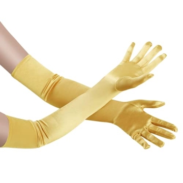 Elegant Women's Long Satin Opera Gloves for All Occasions
