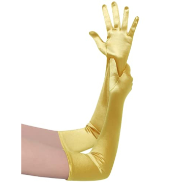 Elegant Women's Long Satin Opera Gloves for All Occasions
